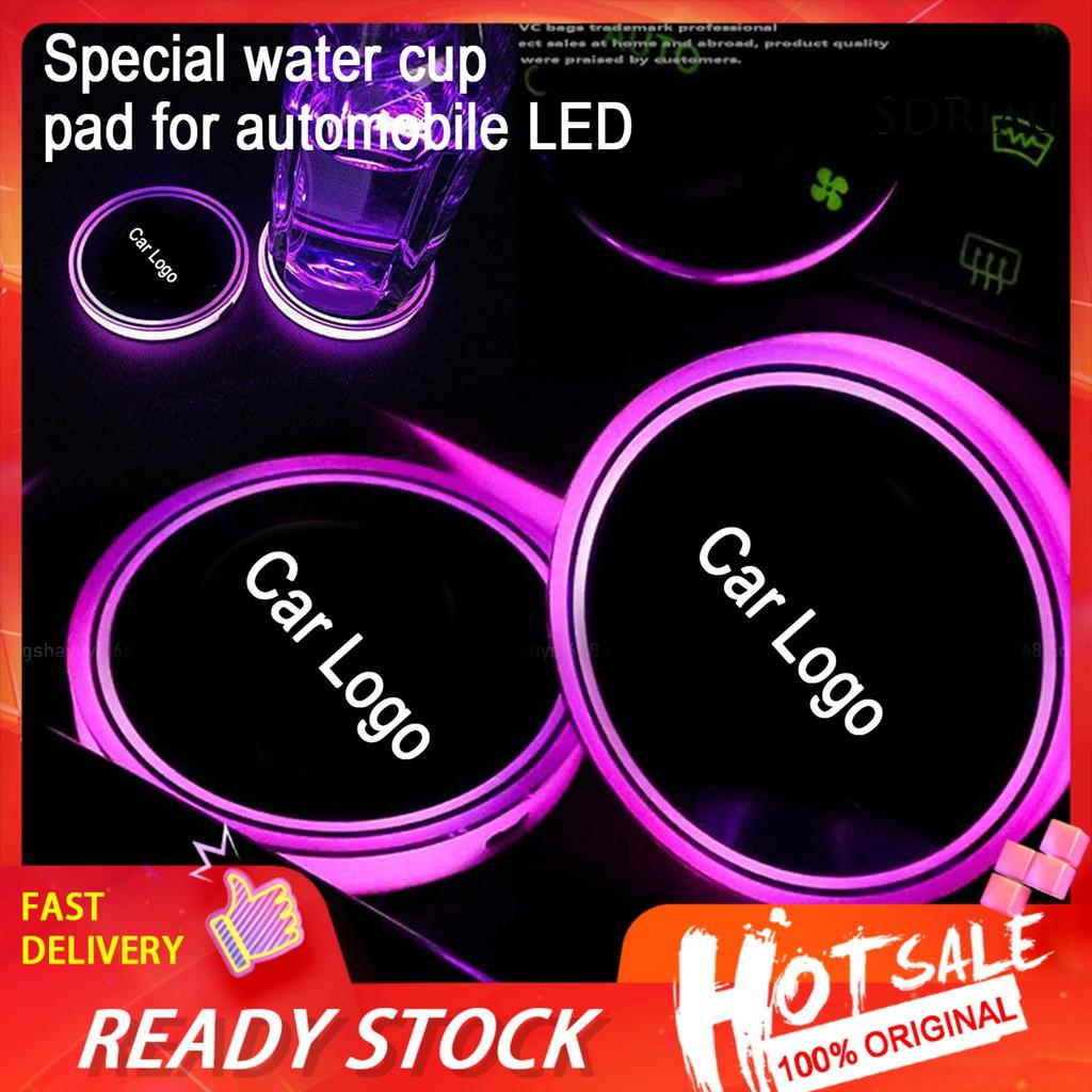 Set 2 Giá Đỡ Cốc Có Đèn Led Phát Sáng Sạc Usb Cao Cấp Tiện Dụng