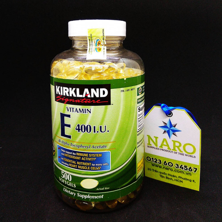 Sản phẩm giúp bổ sung hàm lượng Vitamin E 400IU