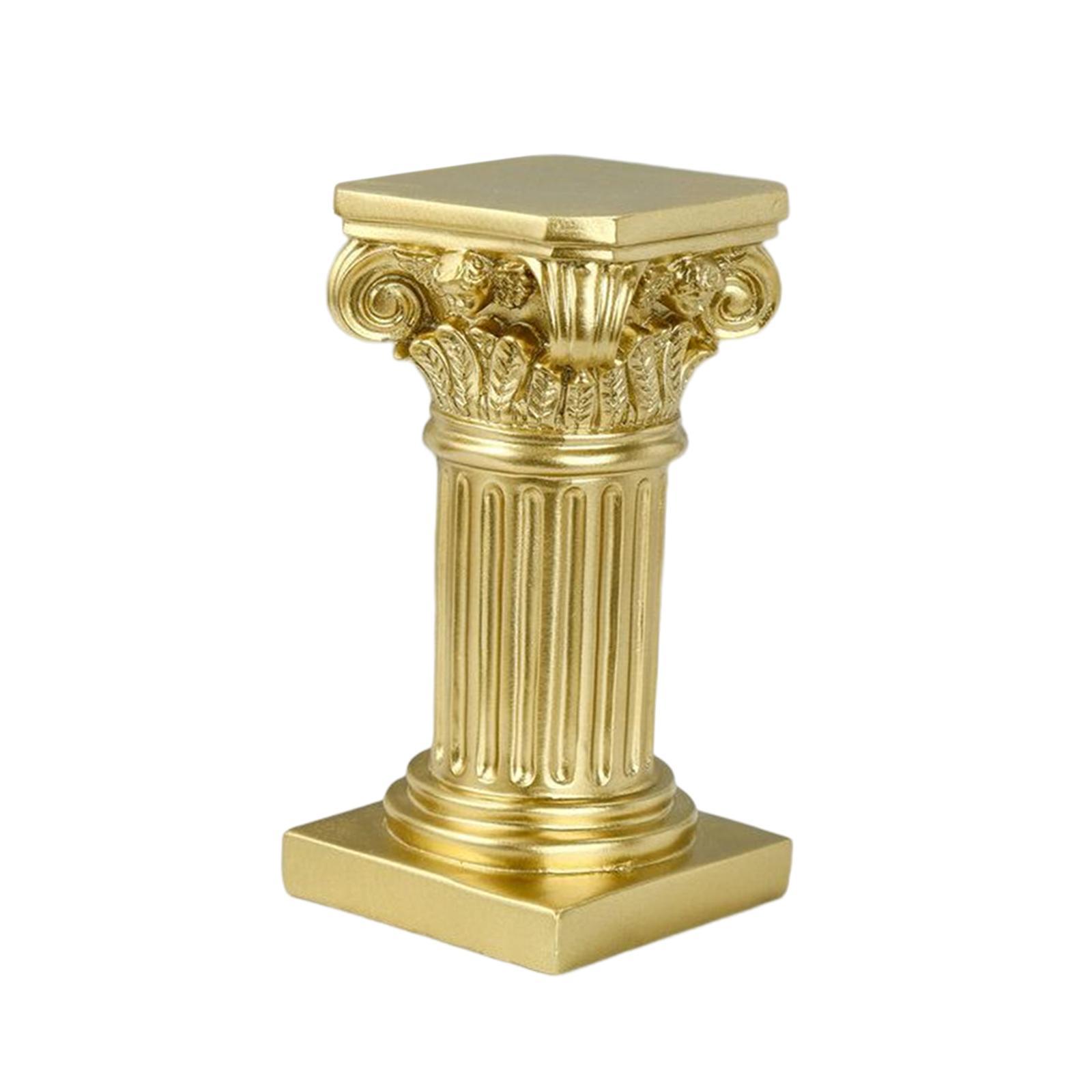 Roman Column Statue Plinth Base for Outdoor Decoration Handicraft Props