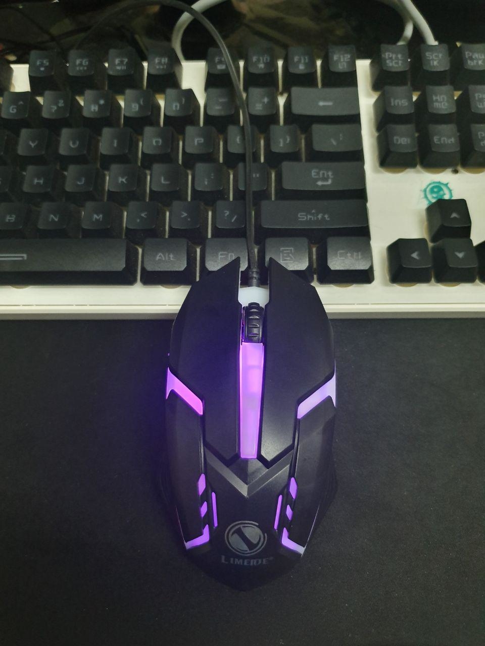Chuột máy tính chơi game có đèn LED cực đẹp, bền có độ nhạy cao