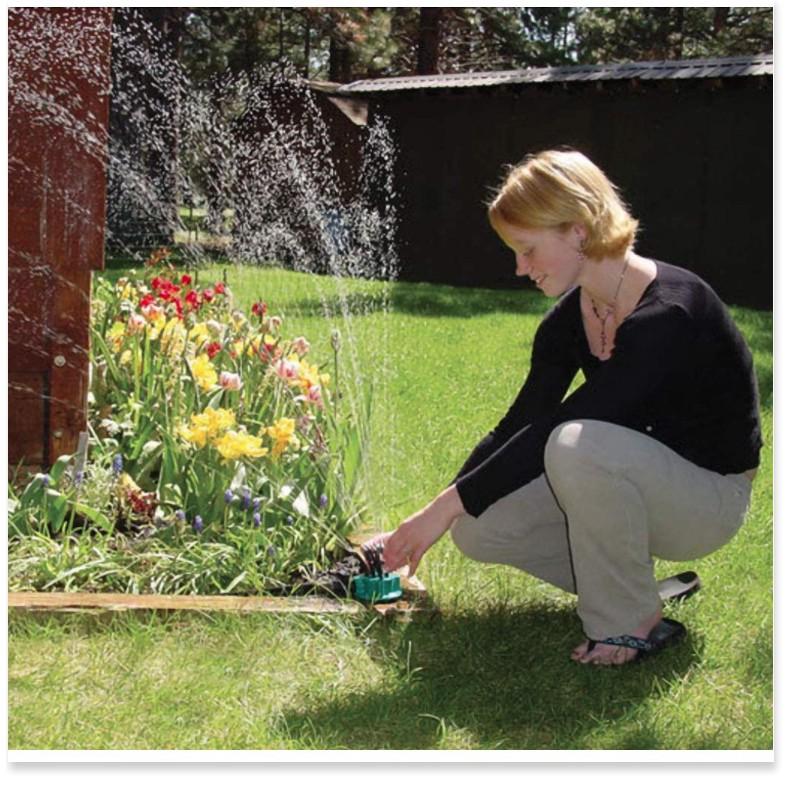 Vòi Tưới cây 360 độ có thể điều chỉnh sân vườn Sprinkler Adjustable