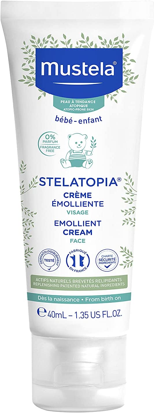 Kem dưỡng da mặt dành cho da chàm Mustela STELATOPIA EMOLLIENT CREAM FACE 40ml