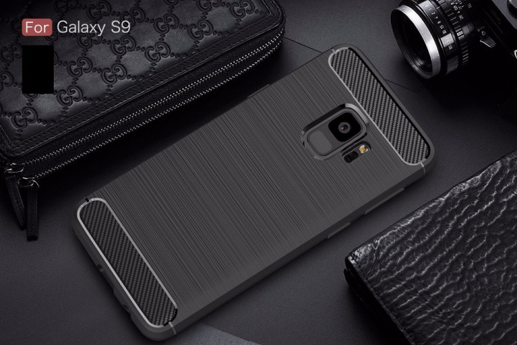 Luxury Business Back Cover Carbon Fibre HybridBrushed Soft Silicone Slim Rugged Armor Phone Case Shell Capa For SamsungS9 S9Plus (16)