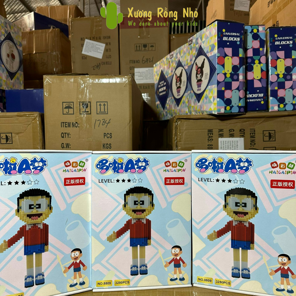 Mô Hình Nhân Vật Hoạt Hình Nobita 31cm Tặng Búa Xương Rồng Nhỏ