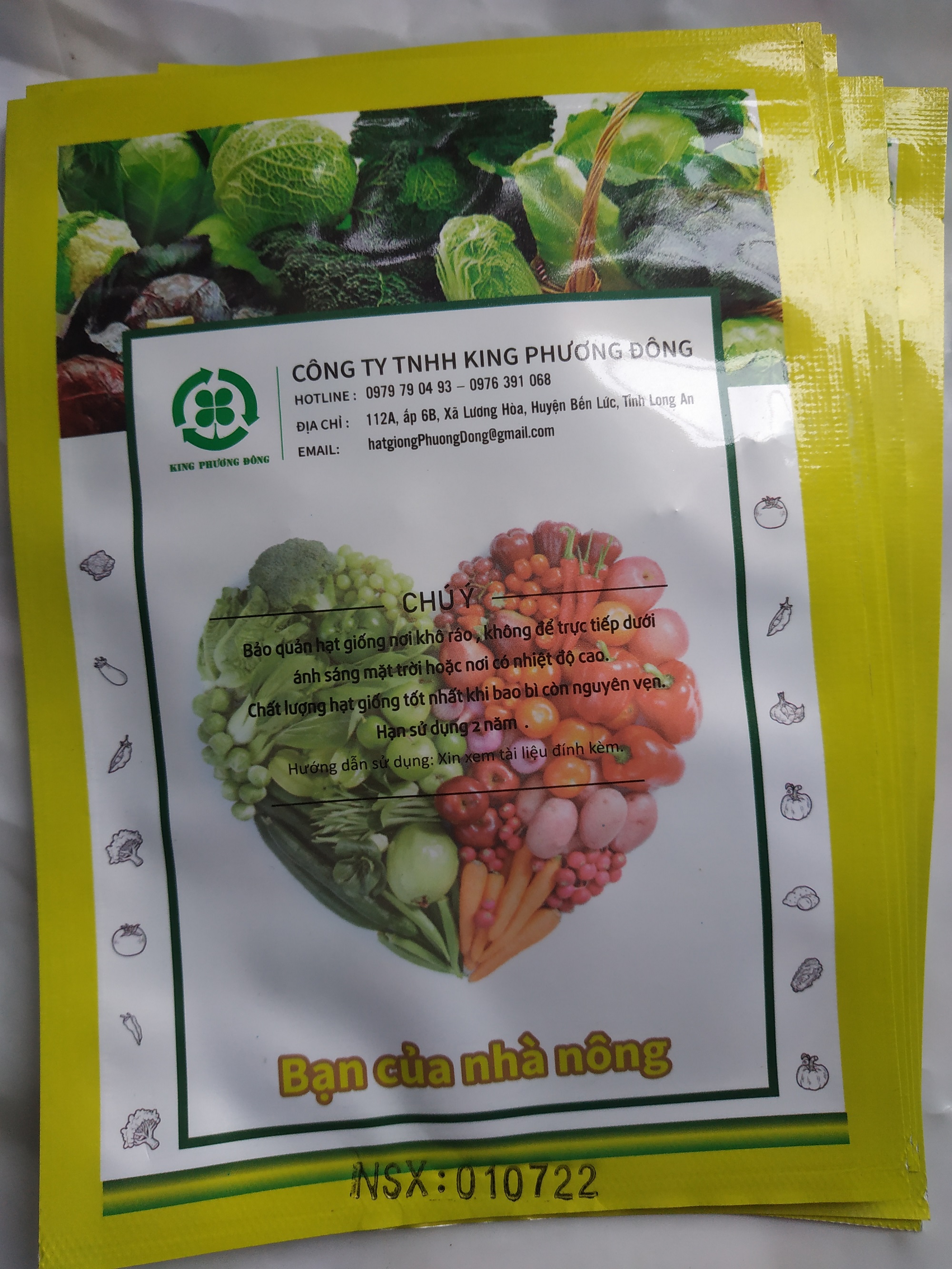 Hạt giống ỚT SỪNG VÀNG - gói 0.5 gram