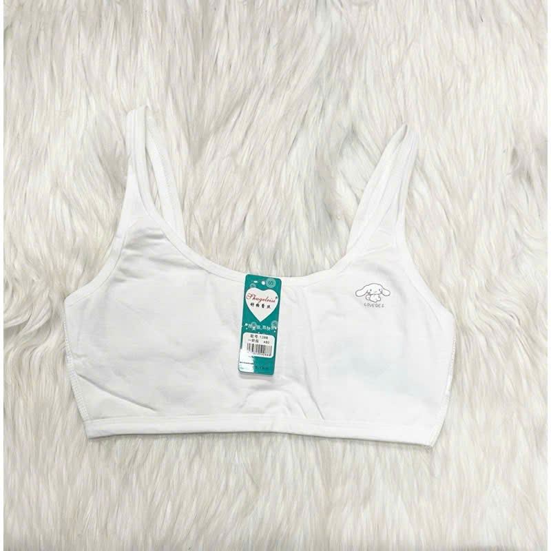 Áo Lá Học Sinh 1388 Mẫu Thỏ Cotton Mút Mỏng Lưng Có Thông Hơi