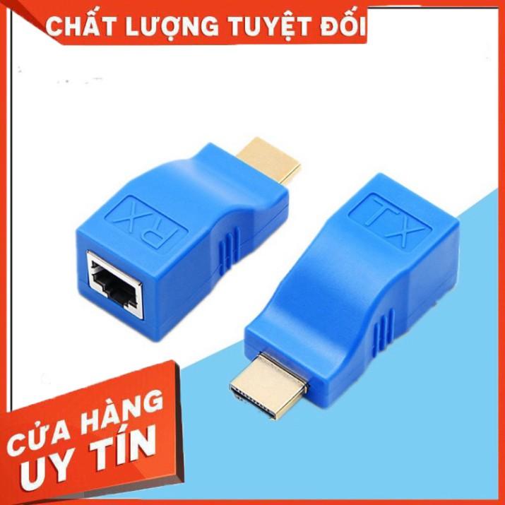 Bộ kéo dài HDMI qua LAN 30m qua cáp mạng Cat5E,6 chuẩn RJ45 ARIGATO - Hàng Chính Hãng