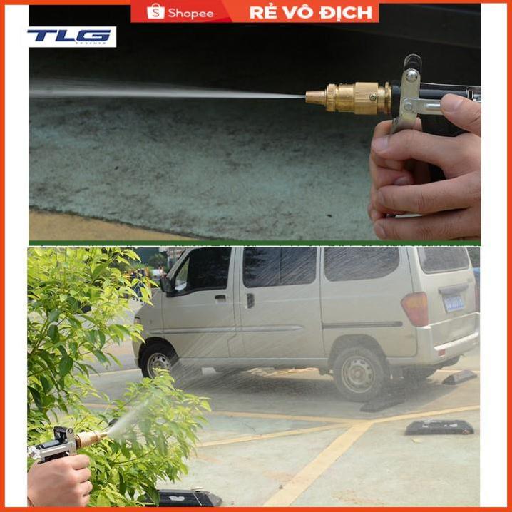 Bộ dây và vòi xịt rửa xe tưới cây tăng áp 3-5m 206817