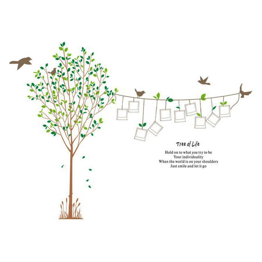 Decal Cây khung hình PK228