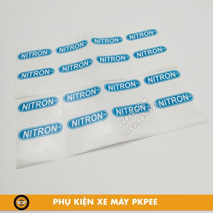 Cặp Tem Nitron Chất Liệu In UV Trong Dán Mod Phuộc Bình Dầu