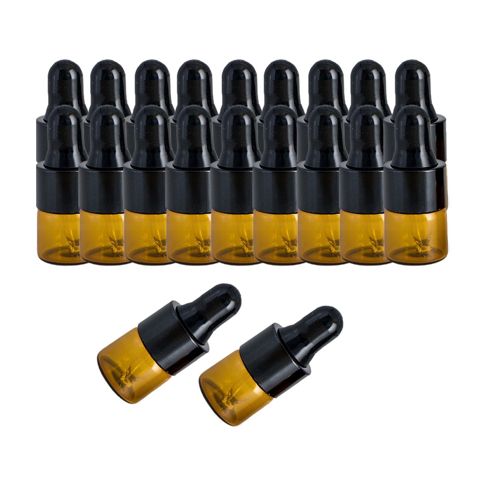 Mini Dropper Bottles, with Glass Eye Dropper Refillable Empty Essential Oil