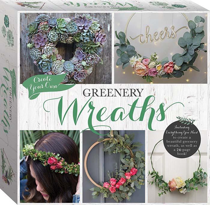 Create Your Own Greenery Wreath Kit Box Set