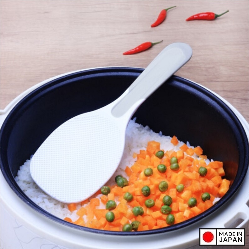 Muôi xới cơm chống dính Nakaya - Cán màu - Hàng Nội Địa Nhật Bản nhập khẩu