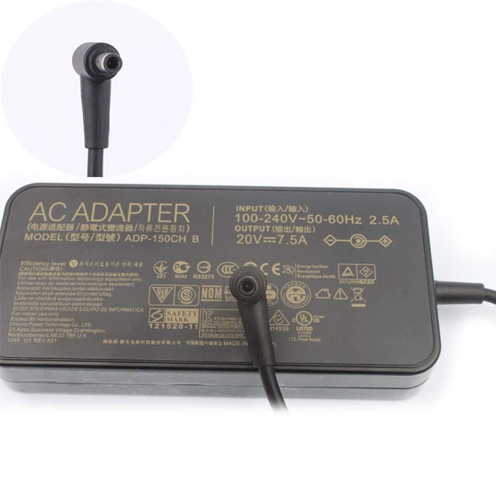 SẠC LAPTOP DÀNH CHO ASUS 20V-7.5A kích thước đầu ghim