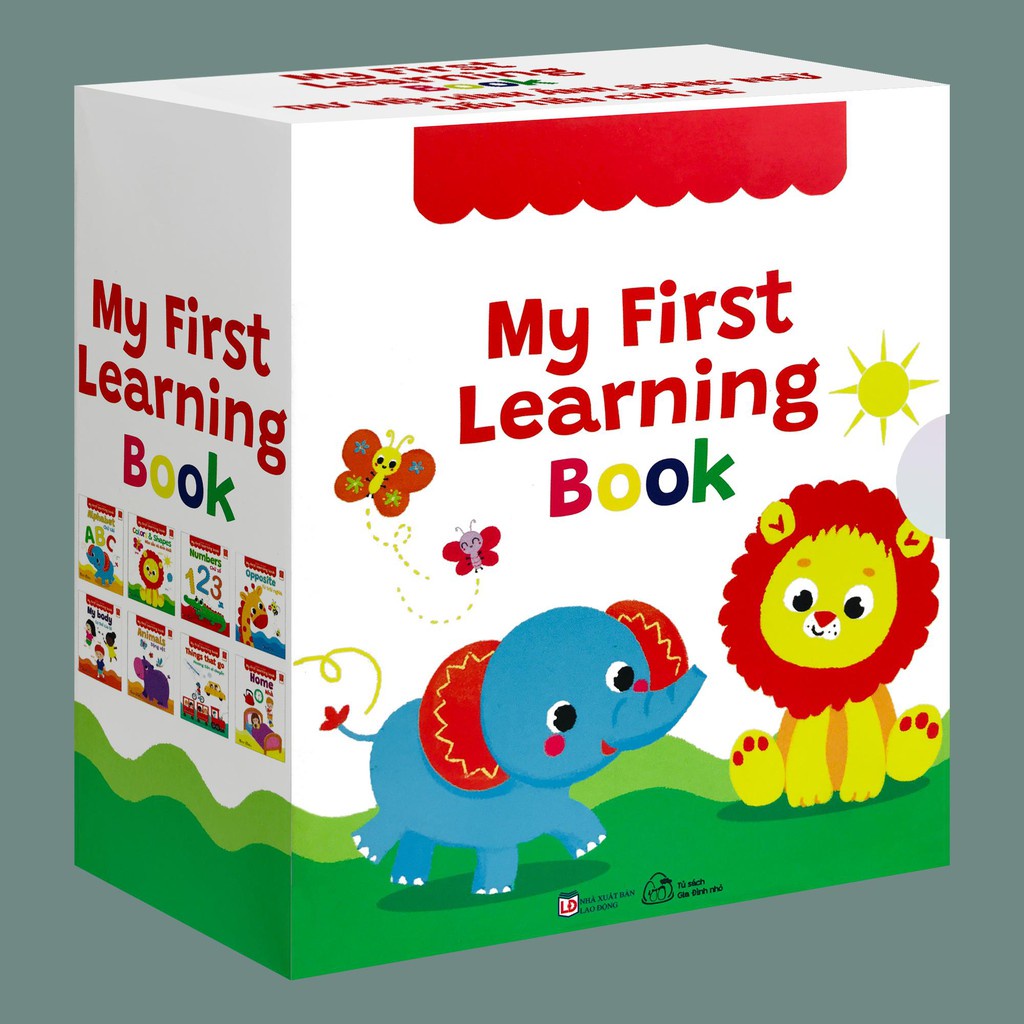 Sách Thư Viện Hình Ảnh Song Ngữ Đầu Tiên Cho Bé - My First Learning Book (Bộ 8 quyển)