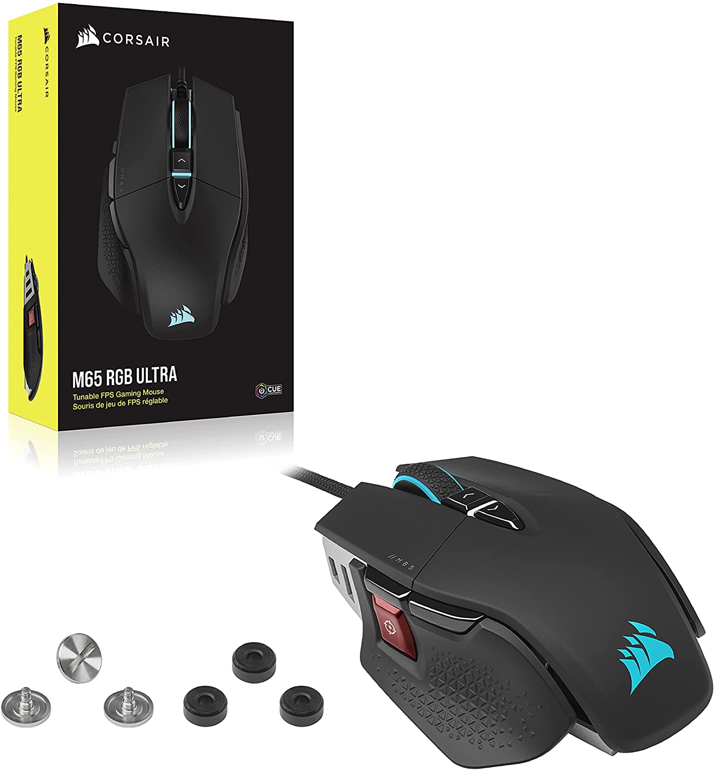 Chuột Corsair M65 RGB ULTRA Black (Hàng chính hãng)