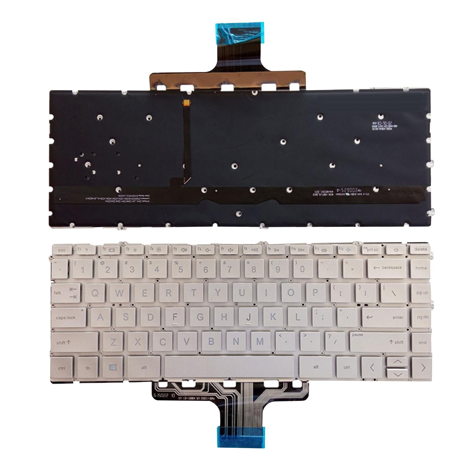 US Layout Laptop Keyboard with Backlit Replacement for Pavilion x360 14-