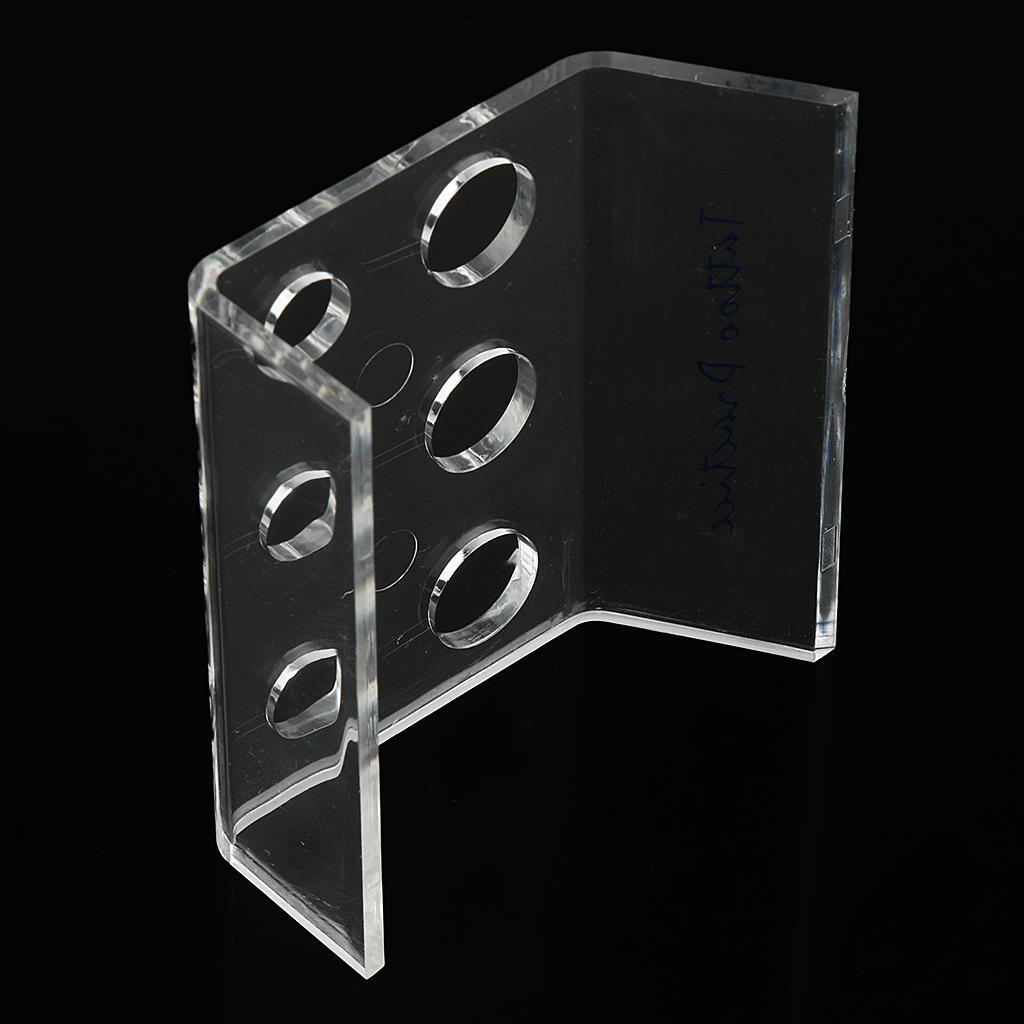 6 Holes Plastic Tattoo Pigment Ink Cup Holder Stand Shelf Tattoo Tool