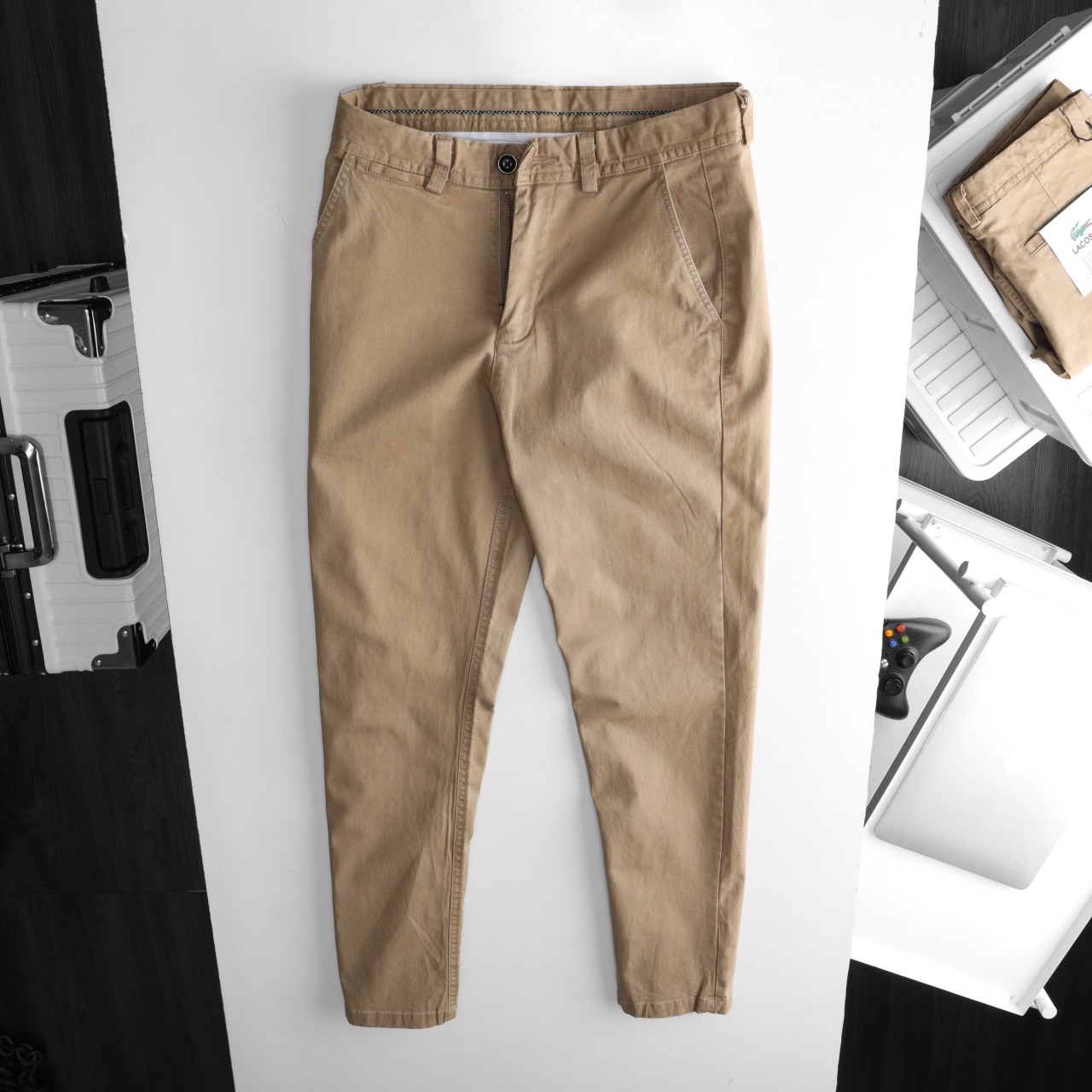 Quần kaki nam dài 8 màu mẫu mới form slim fit | LASTORE MENSWEAR