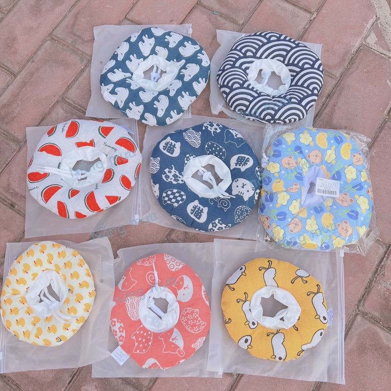 (cho bé hơn 5kg)- Loa chống liếm / Gối chống liếm cho chó mèo - Siêu nhẹ và dễ thương size M