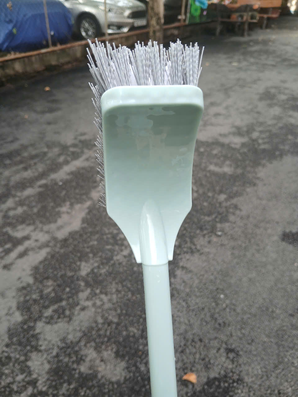 Chổi cọ bồn cầu/ toilet cán dài Echo Metal 47cm - Hàng nội địa Nhật Bản nhập khẩu chính hãng