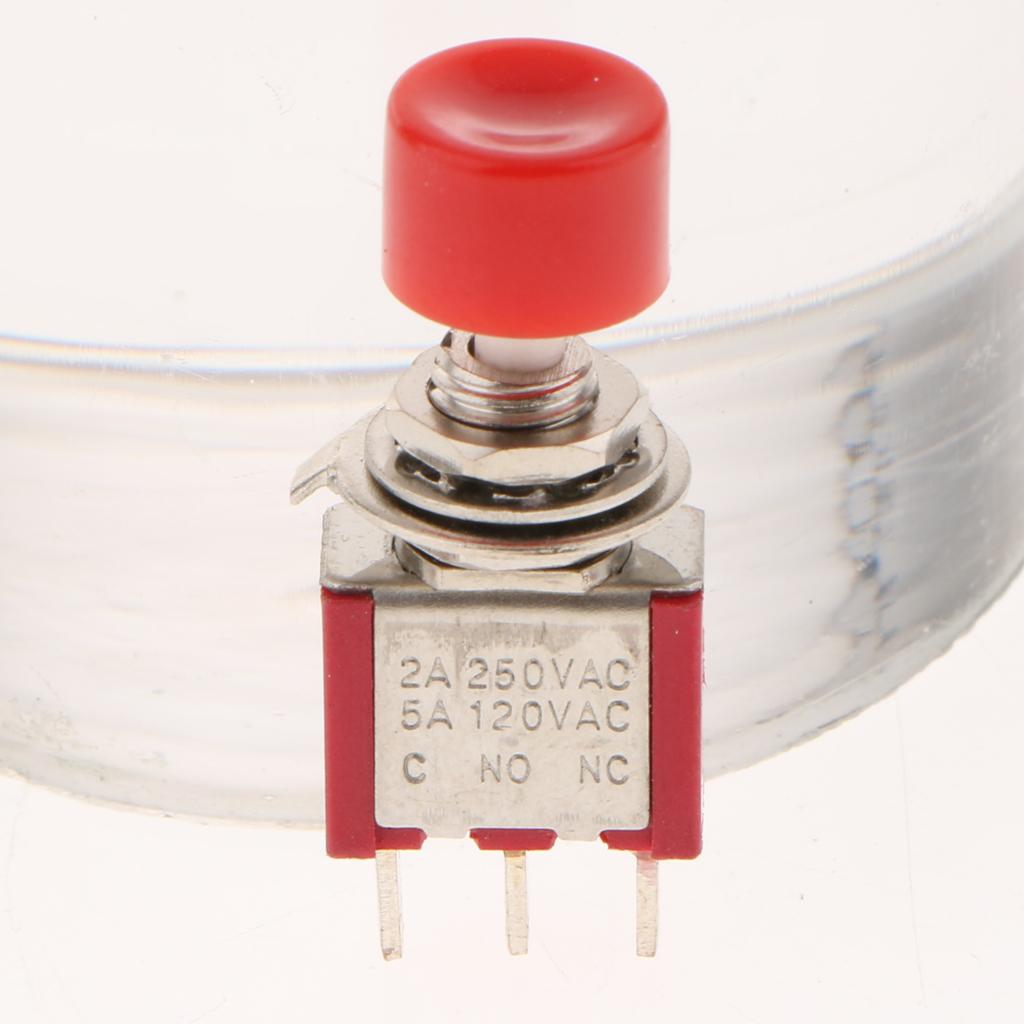 3x AC250V 2A C-NO-NC 2 Position 3 Terminals Toggle Switch w Waterproof Boot