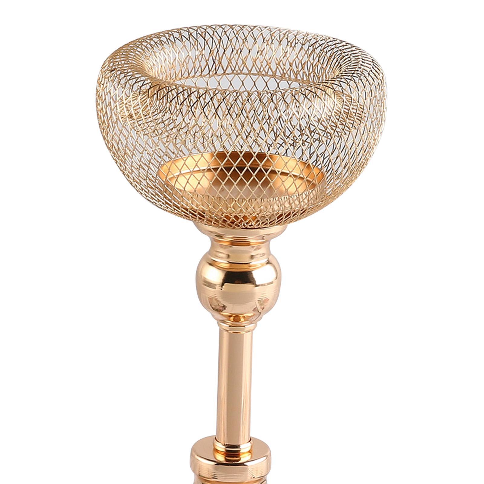Pillar Candle Holder Pillar Candle Stand Decorative Elegant European Style Home Decor Tealight Holder Candlestick Holders for Wedding Mantel