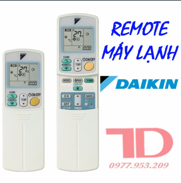 Remote dành cho máy lạnh Daikin 2 nút