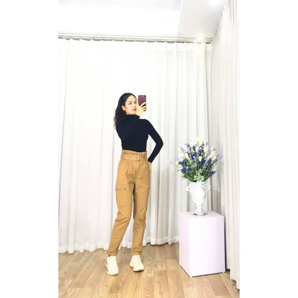Quần kaki túi hộp kèm đai lưng BIgsize (60-70kg