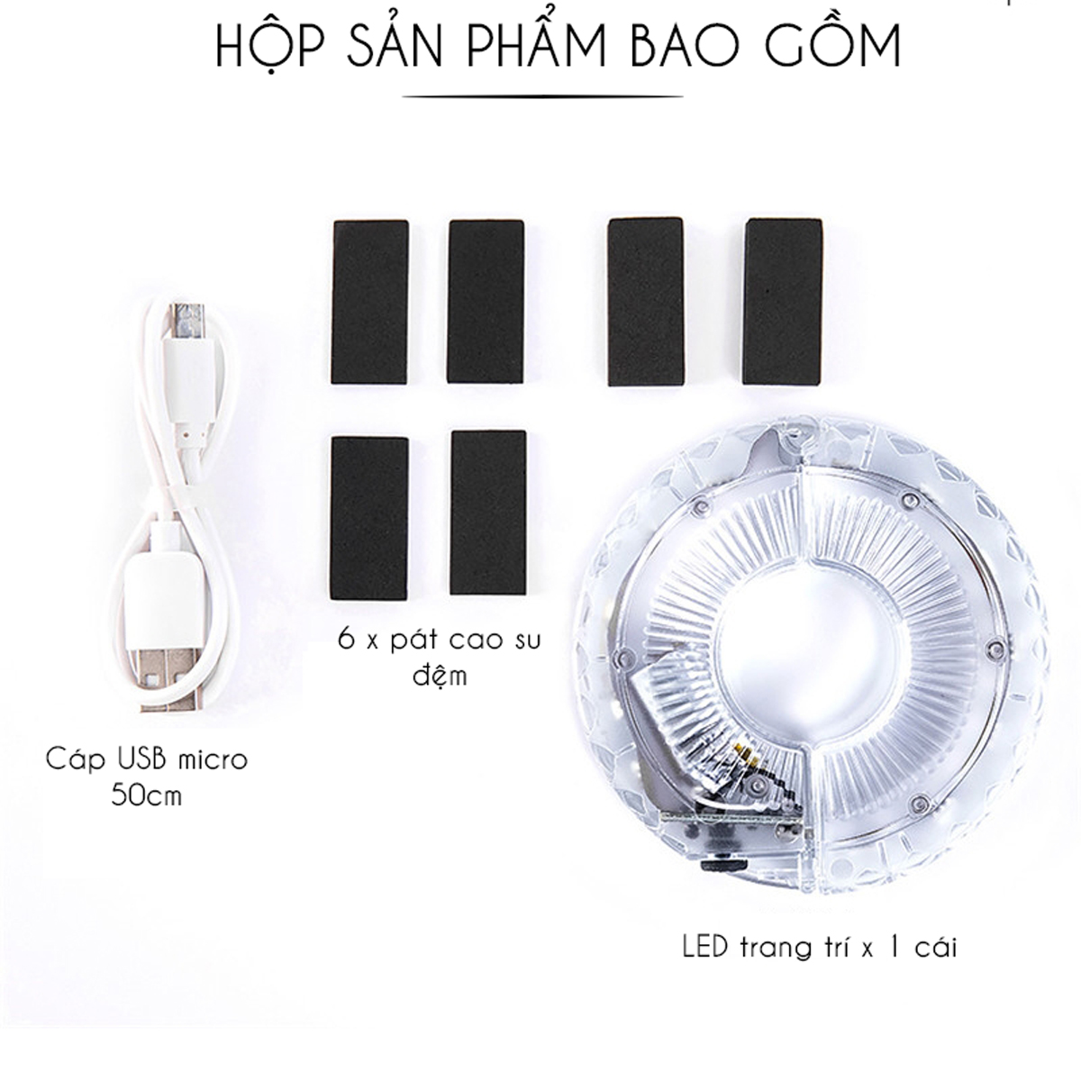 Đèn Trang Trí Cho Xe Đạp Trẻ Em Gắn Moay-Ơ Trục Giữa Xe Đạp Với 7 Màu RBG 18 Chế Độ Sáng Khác Nhau Sạc Điện USB Mai Lee