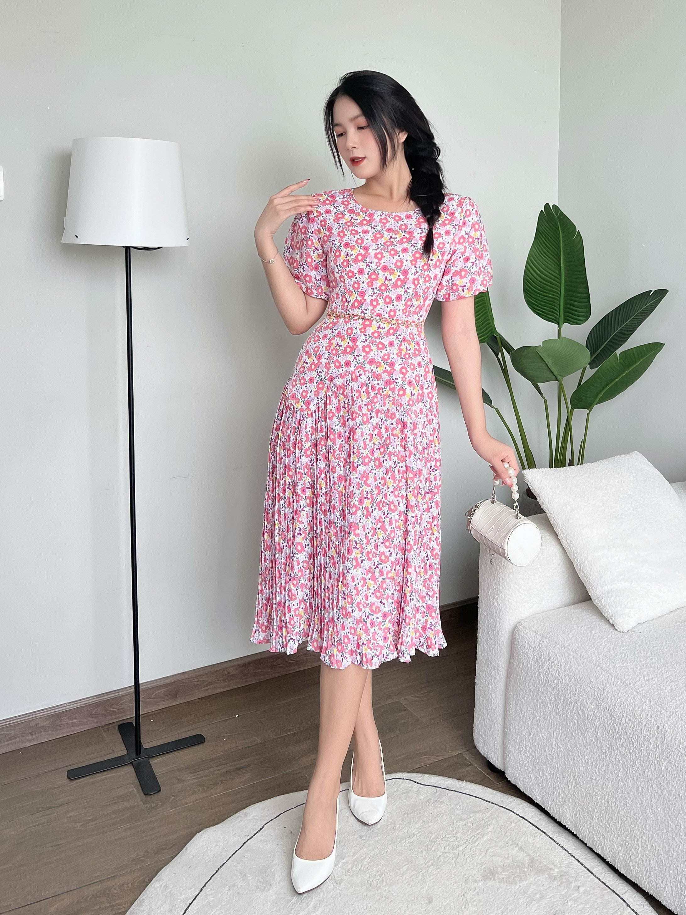 ĐẦM XÒE HOA NHÍ PHỐI DẬP LY CAO CẤP