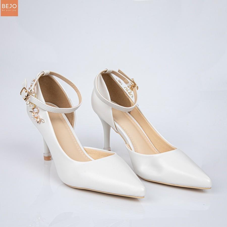 GIÀY CƯỚI - GIÀY CÔ DÂU BEJO H88 HOA MAI - WEDDING SHOES