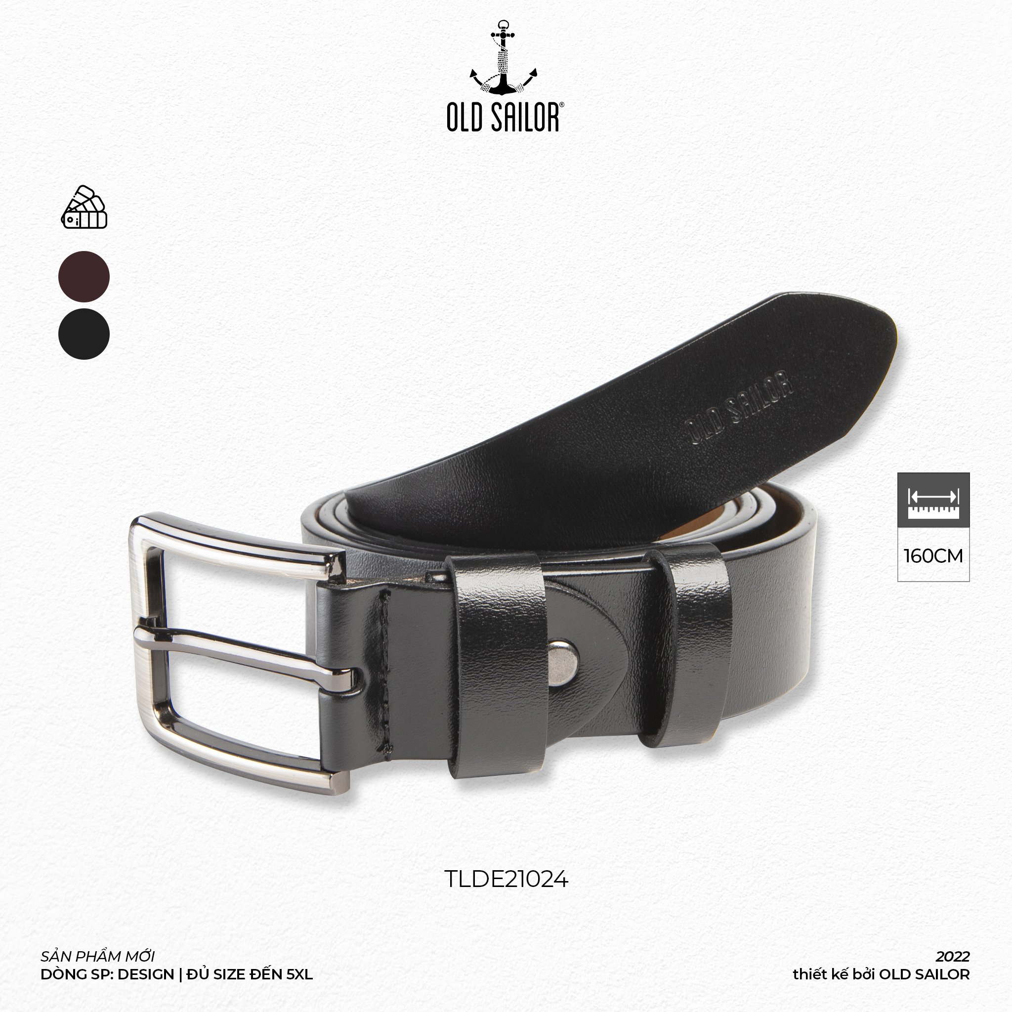 Thắt lưng da Old Sailor - O.S.L BELT 160CM - 21024