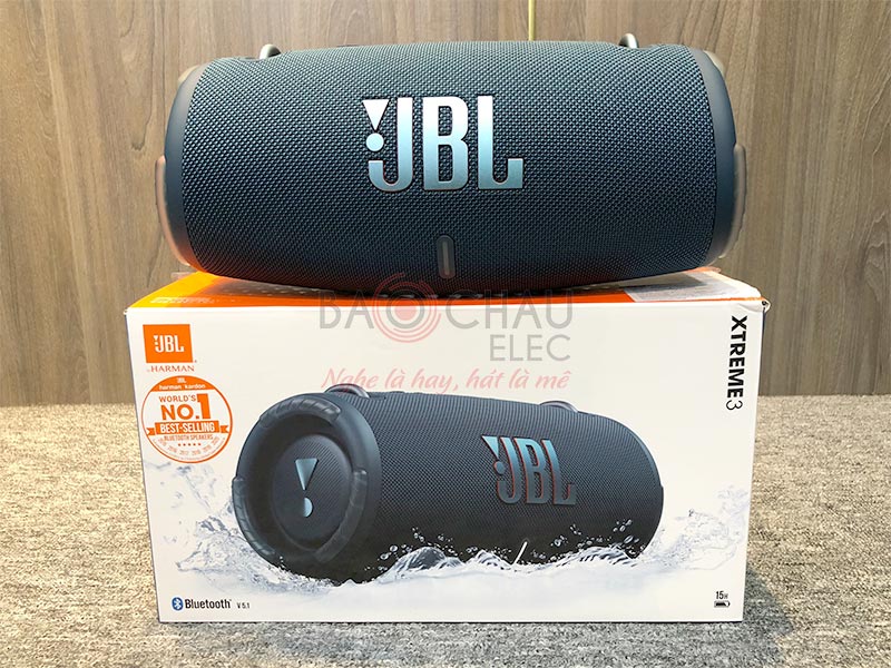 Loa Bluetooth JBL Xtreme 3 gọn nhẹ bền bỉ chống nước IP67 pin 15h - Hàng chính hãng