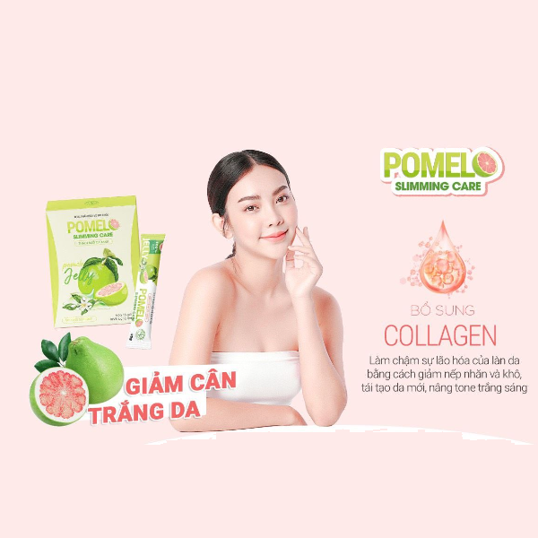 Thạch bưởi da xanh cải thiện cân nặng Pomelo Slimming Care - lấy lại vóc dáng thon gọn