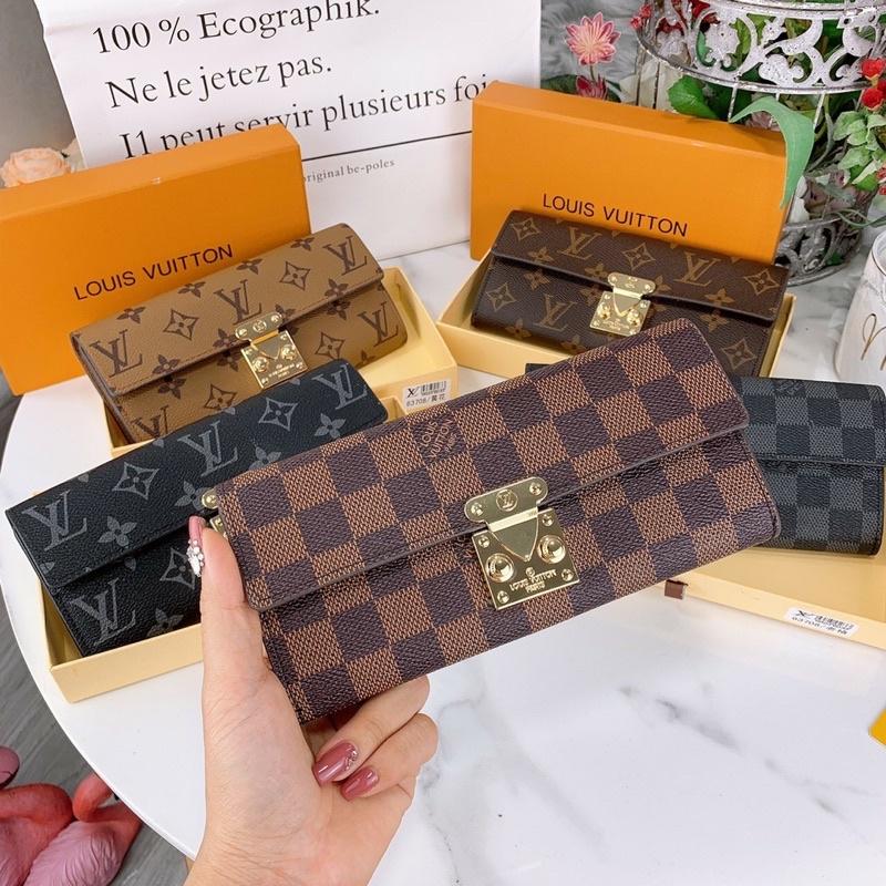 Ví cầm tay khoá vuông size 20cm ful box