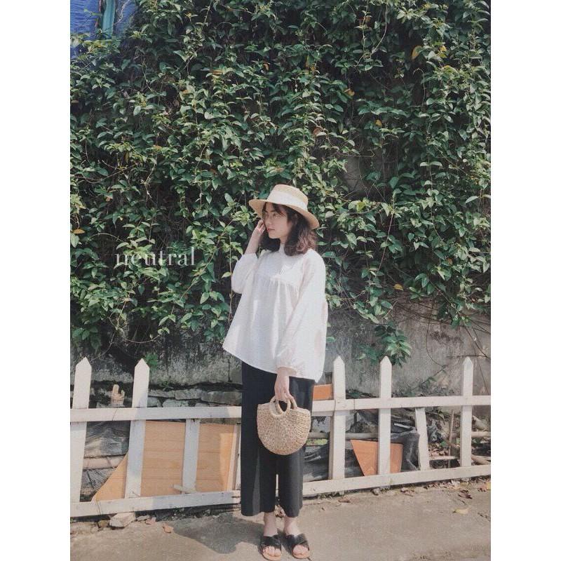 ÁO BABY DOLL XẾP LY 2 MÀU NỮ