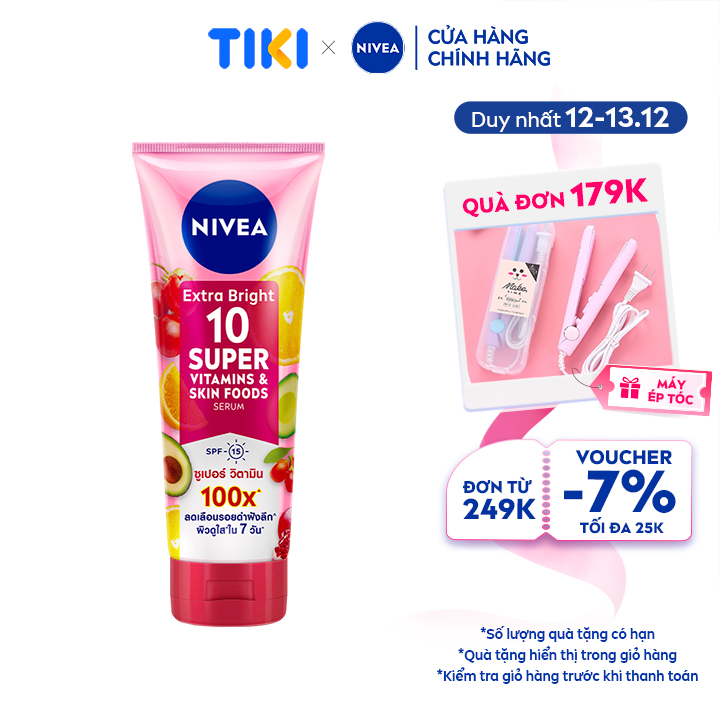 Tinh Chất Dưỡng Thể NIVEA 10 Super Vitamins & Skin Foods - 93767