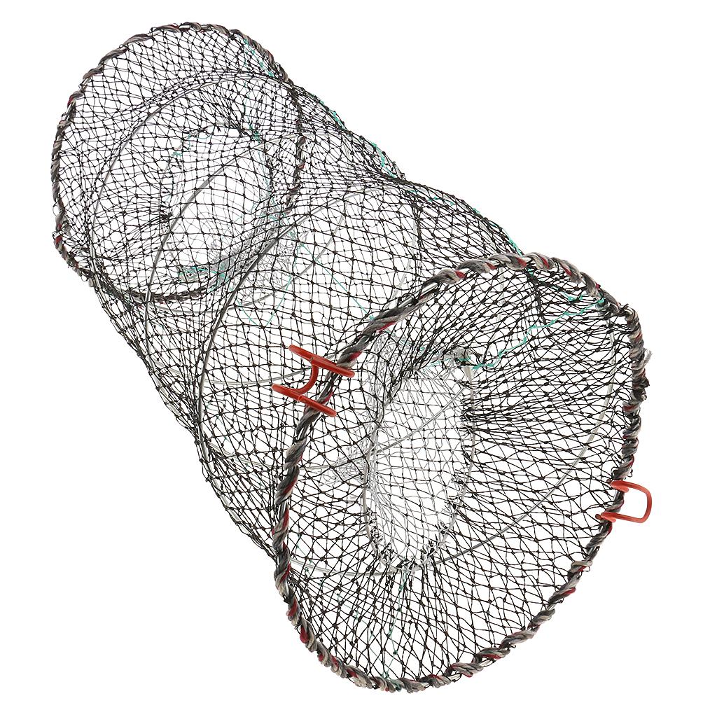 Foldable  Net Trap Cast Dip Cage Fishing   Crawfish Shrimp 25x45cm