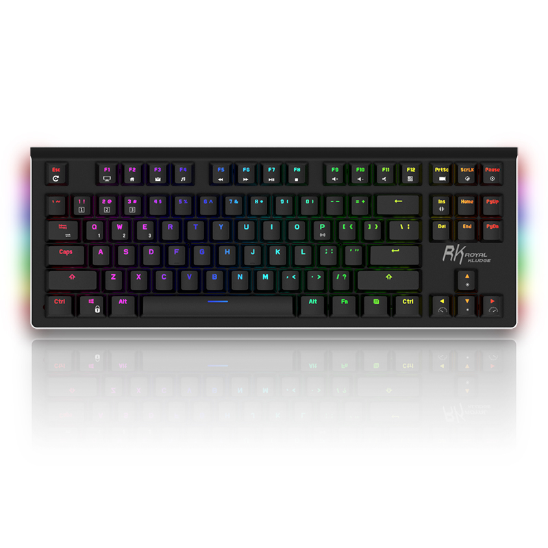 Bàn phím cơ chơi Game không dây RKG87 RGB - CHÍNH HÃNG Royal Kludge - Đủ loại Switch, 87 phím. Thiết kế đẹp, thoả mãn nhu cầu giải trí và làm việc.