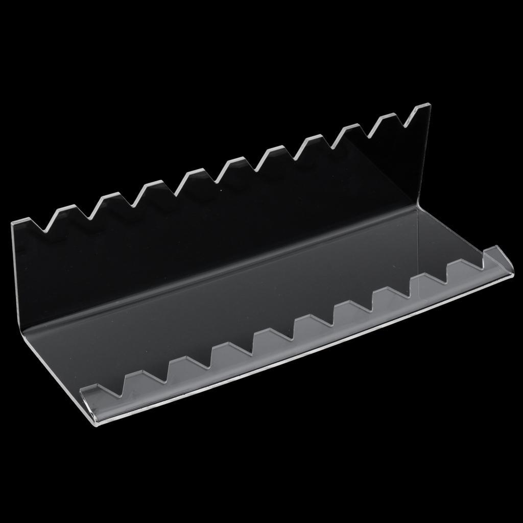 Clear Makeup Brush Eyeshadow Brow Pencil Pen Display Stand Organizer Holder