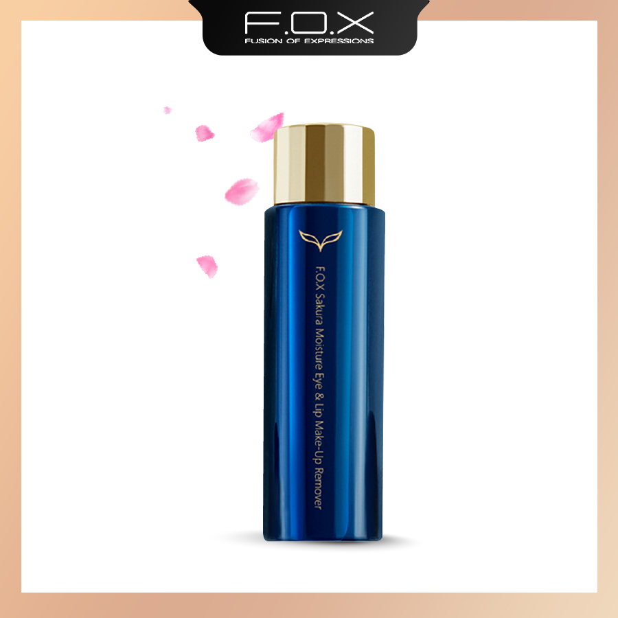 Dầu Tẩy Trang Mắt - Môi Hoa Anh Đào FOX Sakura Moisture Eye &amp; Lip Make-Up Remover 100ml