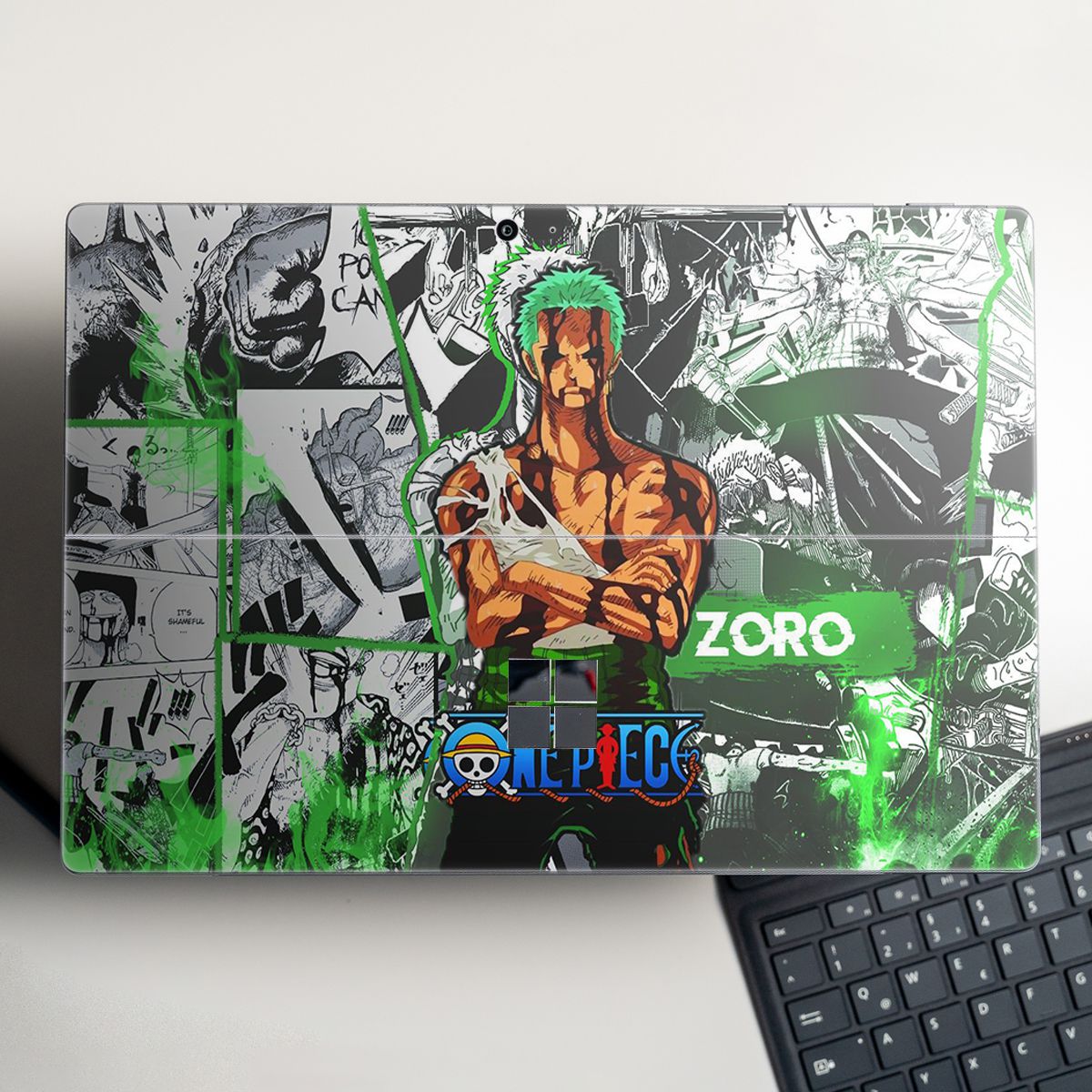 Skin dán hình One Piece x18 cho Surface Go, Pro 2, Pro 3, Pro 4, Pro 5, Pro 6, Pro 7, Pro X