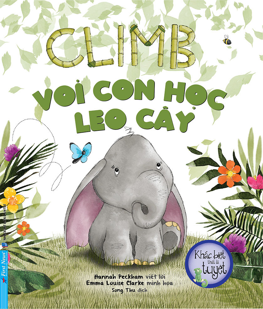 Voi Con Học Leo Cây