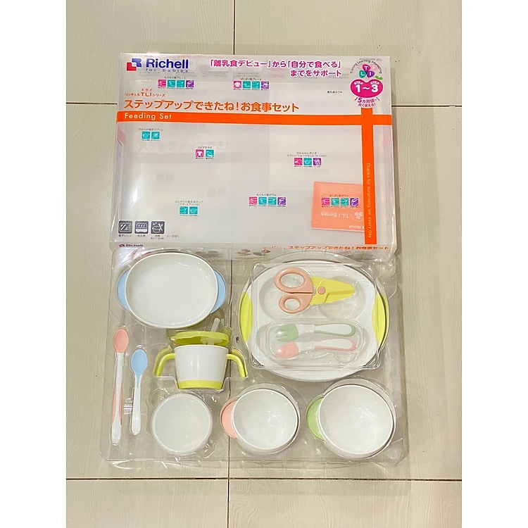 Bộ ăn dặm toàn diện cho bé T.L.I Richell