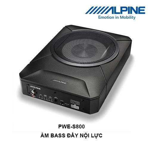 PWE-S800 Loa sub gầm ghế kích thước 8 inch thương hiệu Alpine chính hãng