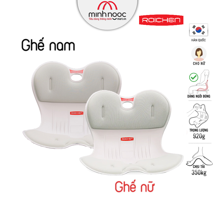 Gia dụng Minh Ngọc COMBO 2 Ghế chỉnh dáng ngồi đúng - Roichen Hàn Quốc Made in Korea. Nhiều Combo lựa chọn Combo 2 Nam, Combo 2 Nữ, Combo Nam &amp; Nữ, Combo Nam &amp; Trẻ em, Combo Nữ &amp; Trẻ Em - Combo 2Nam Mint, Nữ Mint
