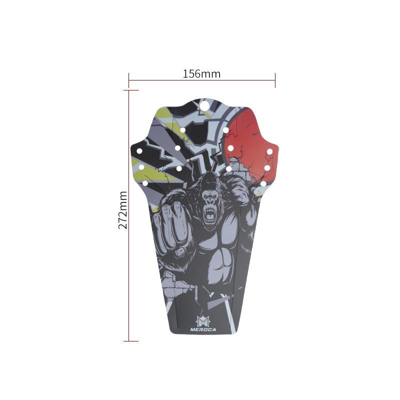 Mountain Bike Mudguard Carbon Fiber Pattern Color DH Downhill Mountain Bike Saddle Mud Removal Tile Bicycle Fender Parts