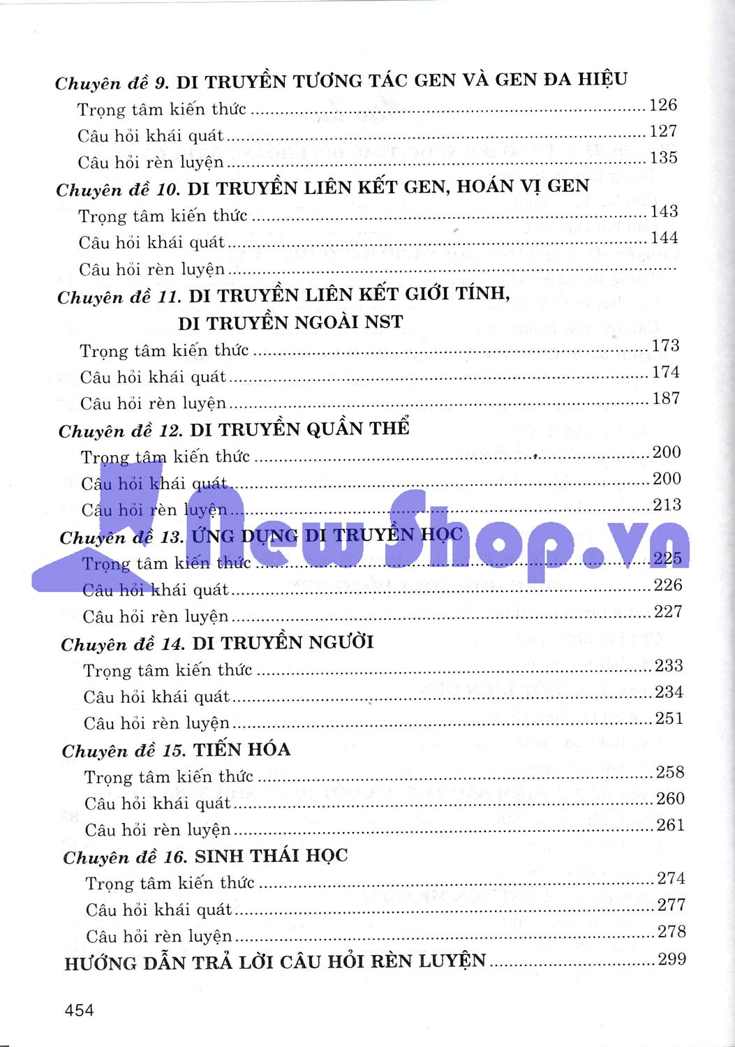 Các Chuyên Đề Bám Sát Kỳ Thi THPT Quốc Gia Sinh Học (Phan Khắc Nghệ) (Tái Bản)