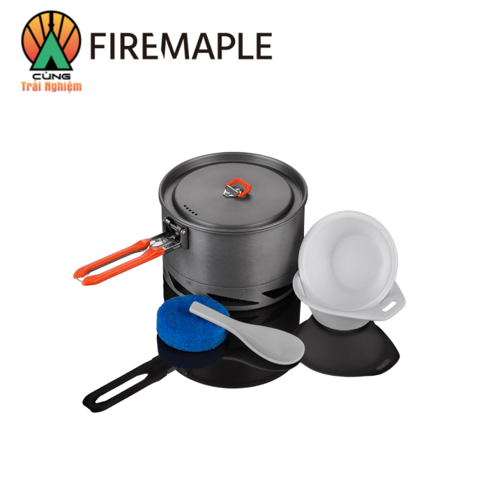 [CHÍNH HÃNG] Nồi Dã Ngoại 1.5L Kèm Bát Ăn Chuyên Dụng Dã Ngoại Fire-Maple Cho Nấu Ăn Ngoài Trời FEAST K2